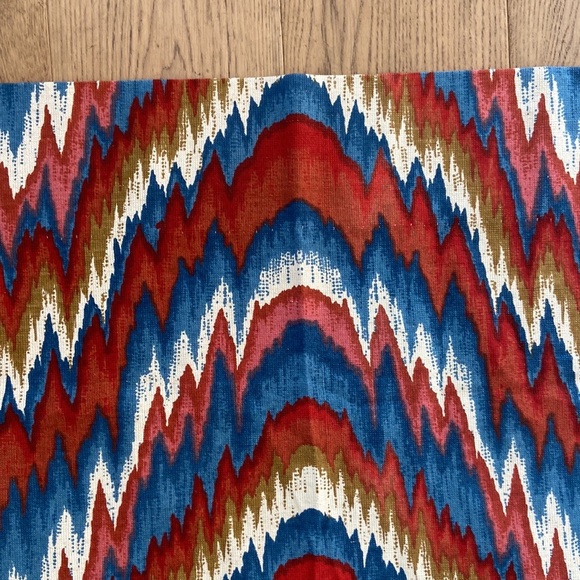 Flame Stitch Window Panel - Picture 5 of 7